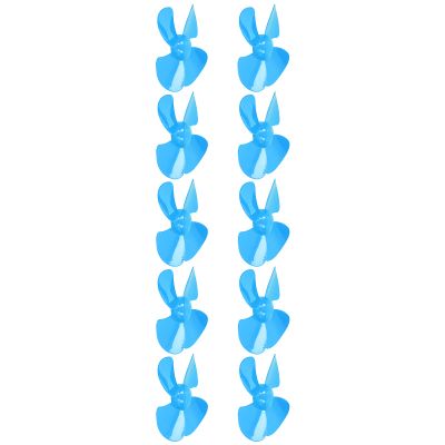 4 Blades Plastic Propeller, Strong Wind Lightweight Replacement, 10pc 40mm Propeller for RC Car Toy, Remote Control Vehicle Enthusiasts and Hobbyists