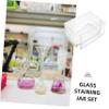 ABOOFAN Glass Staining Jar Slide Capacity Transparent for Laboratory Use High Transparency Staining Tank for Medical and Research Experiments view 3