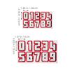 Abaodam 2Sets Reflective Number Stickers for Durable Cycling Decals Small Easy Peel Stick Decors for Versatile Use view 2