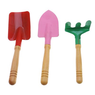 SUPVOX 3Pcs Beach Sandbox Set Outdoor Garden Tools with Shovel Rake Random Color for Fun Playtime Beach Sandbox