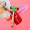 SUPVOX 3Pcs Beach Sandbox Set Outdoor Garden Tools with Shovel Rake Random Color for Fun Playtime Beach Sandbox view 2
