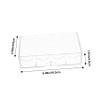 HOODANCOS Poker Chip Holder Storage Box Acrylic Poker Chip Case 4 Compartments Design for Home Games view 2