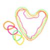 SHERCHPRY 1Set Gras Beads Necklace and Bracelet Creative Party Supplies for Carnival Christmas and Theme Events Beaded Accessories for Daily Wear and Photo Shoots view 1