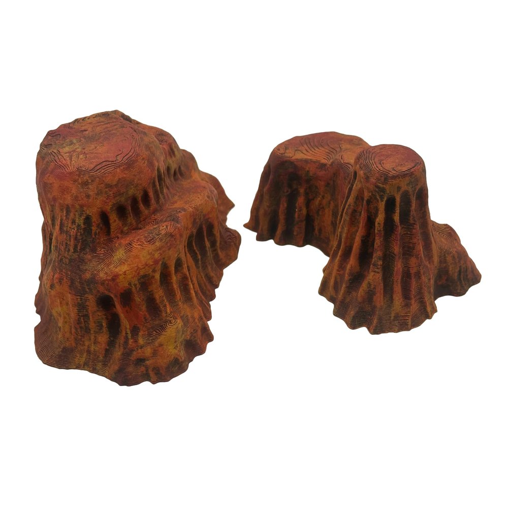 Legion Terrain - Hive Planet Mesas- Miniature Tabletop Wargaming Terrain (Painted)