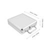 FRCOLOR Large Capacity Aluminum Poker Chip Case Handle Poker Chip Holder Blackjack and Card Games for Home Travel and Casual Gatherings view 2
