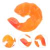 Abaodam 5Pcs Lifelike Simulation Shrimp Model for Educational Play Food Prop for Storytelling Role Playing and Pranks for Daycare and Preschool Activities view 3