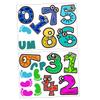 GALPADA 1Set Cartoon Number Game Lattice Floor Decals Removable Decorative Stickers for Nursery Rooms and Game Rooms Material Easy to Clean Fun Patterns view 1