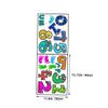 GALPADA 1Set Cartoon Number Game Lattice Floor Decals Removable Decorative Stickers for Nursery Rooms and Game Rooms Material Easy to Clean Fun Patterns view 2