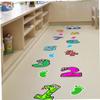 GALPADA 1Set Cartoon Number Game Lattice Floor Decals Removable Decorative Stickers for Nursery Rooms and Game Rooms Material Easy to Clean Fun Patterns view 4