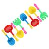 CORHAD 8Pcs Portable Beach Shovels Multi Use Sand Digging for Boys for Summer Fun for Young Builders view 1