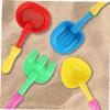 CORHAD 8Pcs Portable Beach Shovels Multi Use Sand Digging for Boys for Summer Fun for Young Builders view 3