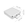 YARNOW Large Capacity Portable Poker Chip Storage Case Alloy Design with Buckle Lock Convenient Handheld Carrier for Poker Cards and Chips for view 2