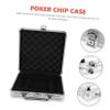 BESPORTBLE Large Capacity Portable Poker Chip Case Poker Cards Holder with Compartment Design for Easy Organization and Transport and Tournaments view 3