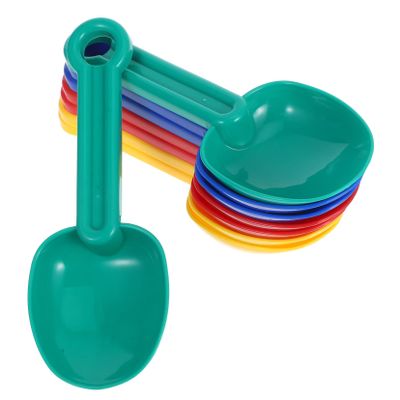 HANABASS 8Pcs Colorful Mini Plastic Shovels for Sand for Beach Play Lightweight Digging Tools for Outdoor Fun and Birthday