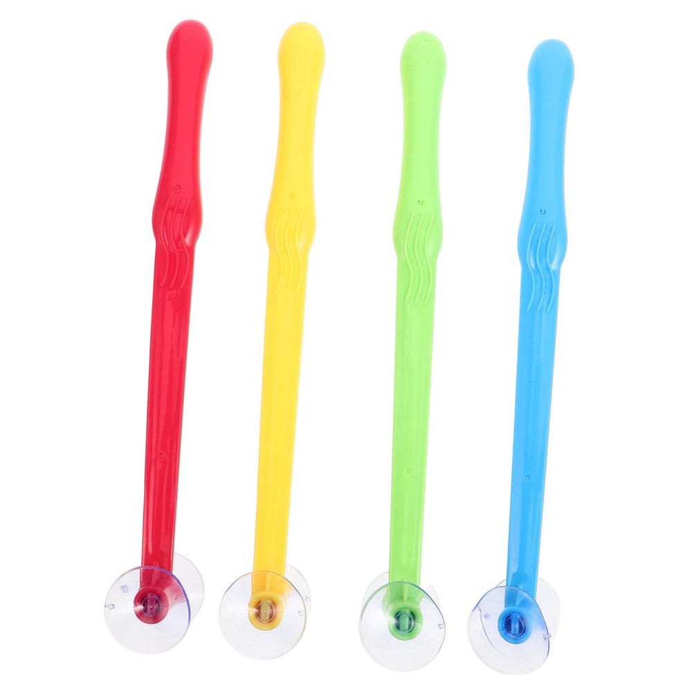 Gogogmee 4Pcs Suction Cup Hammer Interactive Early Education Game for Family Fun Difficulty Enhances Reaction Skills Color and Shape Learning