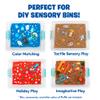 Educational Insights Pluffle Sand Bulk Pack - Sensory Bin Foam Set, No Mess Alternative to Sand Toys & Slime for Toddlers at Home or in The Classroom, Fun Sensory Table Filler, Gift for Kids Ages 3+ view 3