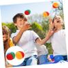 FOYTOKI 10Pcs Pumpkin Shaped Bean Bag Toss Game Outdoor Activity Bags for Develop Concentration Skills and Hand Ability for Parties and Family Fun view 4