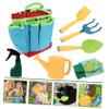 LIOOBO 1Set Gardening Tools for Outdoor Planting Kit with Shovels Rakes and Watering Pot for Boys and Gardening Fun view 4