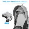 BRIGHTFUFU Tricycle Stroller for Lightweight with Stylish Design Comfortable Ride for Family Outings and Travel view 3