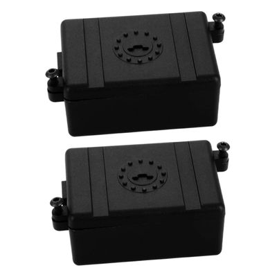 BESPORTBLE 2Pcs Rc Receiver Box Protector for Rc Car Boat Models Electronic Equipment Protection Easy Installation Compatible with Durable Plastic