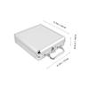 Beaupretty Alloy Poker Chip Case for Adults Large Capacity Portable Storage Box Handle for Poker Blackjack and Card Games view 2