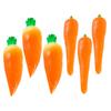 BESPORTBLE 6Pcs Artificial Carrots Miniature Vegetable Models Realistic Faux Carrots for Home Decor Easter Decoration and Farmhouse Display view 1