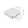 HOOTNEE Poker Chip Case Carrier Aluminum Storage Box for Poker Games Blackjack Card Games Portable Large Capacity view 2