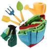 Mipcase 1Set Gardening Tools Shovels Rake Watering Can for Safe Comfortable Grip for Planting Digging Weeding Outdoor for Boys view 1