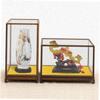 ABOOFAN Multi Functional Display Box Elegant Figurine Storage Case for Buddha Models Antiques Collectibles Transparent Design for Home Office Decor view 3