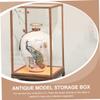 ABOOFAN Multi Functional Display Box Elegant Figurine Storage Case for Buddha Models Antiques Collectibles Transparent Design for Home Office Decor view 4