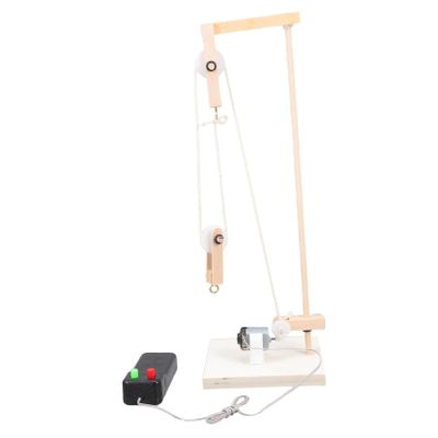 Abaodam 1 Set DIY Pulley Crane Model Kit for Hands Science Learning Safe Construction Enhances Creativity Physics Skills for Classroom Home Projects