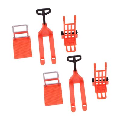 CIYODO 1Set Miniature Traffic Tool Cartoon Forklift Accessories for Engaging Road Simulation Playset for Imagination and Learning for Birthdays
