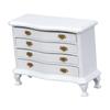 Abaodam 1Pc Scale White Dollhouse Chest with Multi Drawer Design for Home Decoration and Mini House Display view 1
