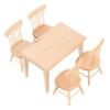 Abaodam 1Set Scale Wooden Furniture Model for Doll House Layout DIY Accessory to Enhance Imagination and Creativity Play view 1