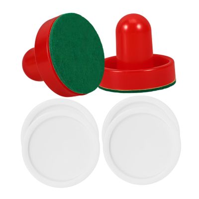 Balacoo 1Set Ice Hockey Pusher Set with Pucks Durable Replacement Accessories for Table Hockey Games for Indoor Sports Activities