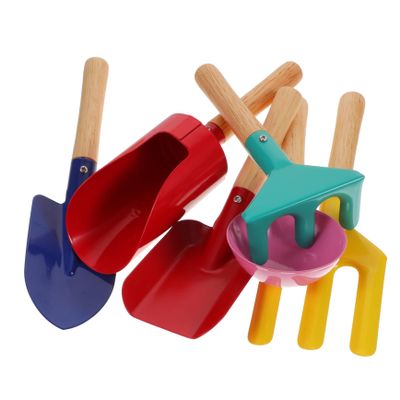 ORFOFE 1Set Gardening Tool Mini Shovels and Rakes for for Gardening Beach and Sandbox Activities Fun Garden for Boys