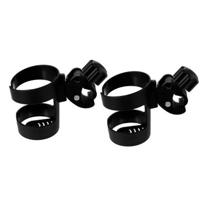 BESPORTBLE 2pcs Baby Stroller Cup Holder Milk Bottle Rack for Infants Adjustable Trolley Bottle Organizer Compatible Most Baby Carriages Easy Installation Accessories