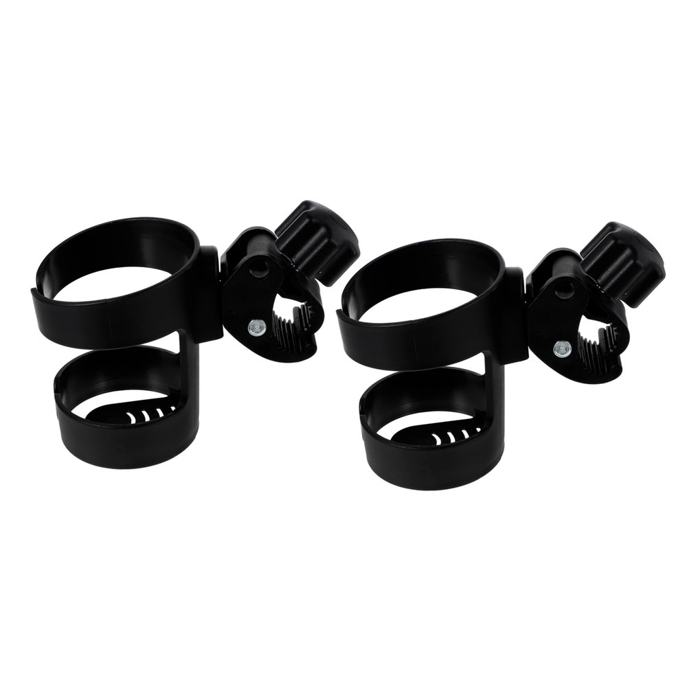 BESPORTBLE 2pcs Baby Stroller Cup Holder Milk Bottle Rack for Infants Adjustable Trolley Bottle Organizer Compatible Most Baby Carriages Easy Installation Accessories