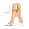 Anneome 5pcs Wooden Play Clips for Durable Tapestry Clips for Indoor Outdoor Fort Building Sturdy Construction for Active Play for Montessori Learning and Parent Interaction view 2