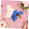 FELTECHELECTR 1Set Craft Wands Unpainted Wooden Sticks for DIY Princess Costume Accessories Easy to Decorate with Paint and Stickers for Parties and Creative Crafts view 3