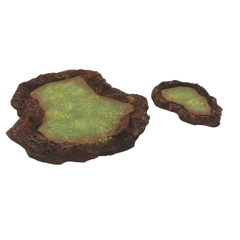 Legion Terrain - Pool Set A - Miniature Tabletop Wargaming Terrain (Painted) (Hive)