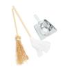 Yardwe 1Set Miniature Dollhouse Cleaning Accessories Mini Mop Broom Dustpan Bucket Prop for Playhouse for Miniature Model Decor Collection view 1