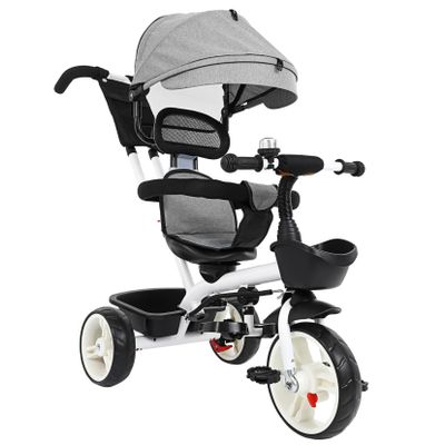 KESYOO Tricycle Stroller with Sunshade Lightweight Portable Bike for Ages Stylish Design for Outdoor Activities Comfortable and Safe for Boys