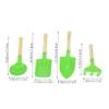 BRIGHTFUFU 4Pcs Beach Sand Lightweight Gardening Shovels and Rakes for Fun and Digging Tools for Beach Play and Imaginative Learning view 2