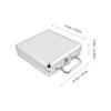 ifundom Alloy Poker Chip Case with Large Capacity Travel Poker Cards Box Scratch Protection and Easy Carrying Secure Buckle Lock Design for Safe Storage view 2
