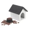 BRIGHTFUFU 1Set Miniature Dog Kennel Dog House Bowl and Food Model for House and Accessories for Miniature Craft Enthusiasts view 1