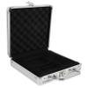 BRIGHTFUFU Portable Alloy Poker Chip Case for Poker and Blackjack Large Capacity Storage Box Handle Sturdy Metal Carrying Container for Game Evenings and Tournaments view 1