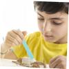 FELTECHELECTR 3Sets Archaeological Excavation Tool Digging Hammer Brush and Chisel Educational for Boys and Stimulate Imagination and Enhance Sensory Skills view 3