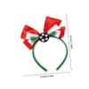 Beaupretty 3PCS Football Headbands for Fans Green and Blue Bow Soccer Theme Hair Accessories for Boys and Girls for Sports Events and Birthday Parties view 2