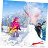 Abaodam 2Pcs Maker Clips for Fun Outdoor Winter with Non Slip Handle Quick Creation Random Color for Fights and view 2
